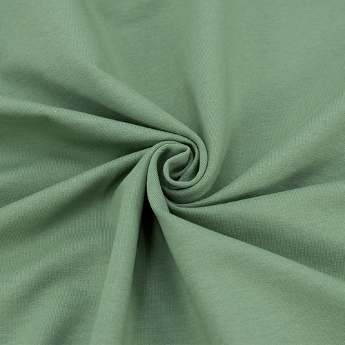 Ткань на отрез футер с лайкрой цвет светло-зеленый фото 1