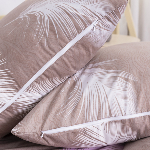 Наволочка из полисатина на молнии 4236 в упаковке 2 шт 70/70 фото 3