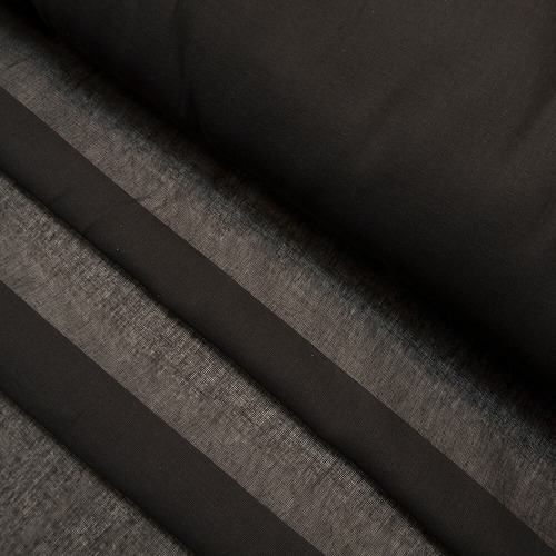 Мерный лоскут ситец гладкокрашеный 80 см 65 гр/м2 цвет черный фото 1