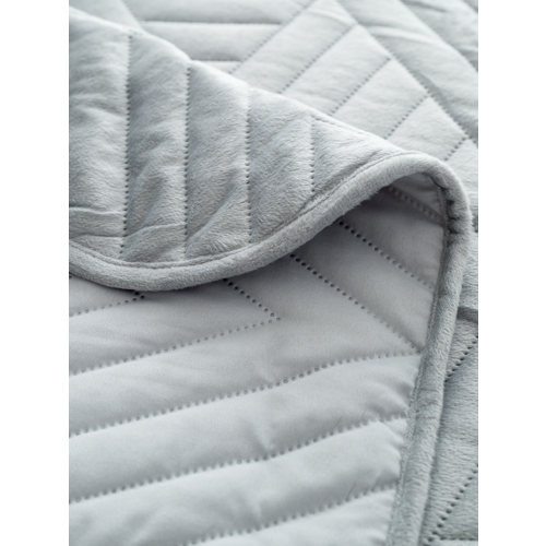 Покрывало VT велюр Crystal 220х240 цвет 227 фото 5