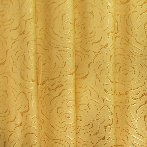 Портьерная ткань 150 см Роза цвет золото фото 1
