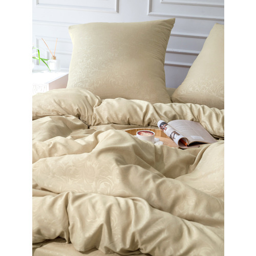 Постельное жаккард 14-1210 2-х сп с евро простыней с наволочками 70/70 фото 18