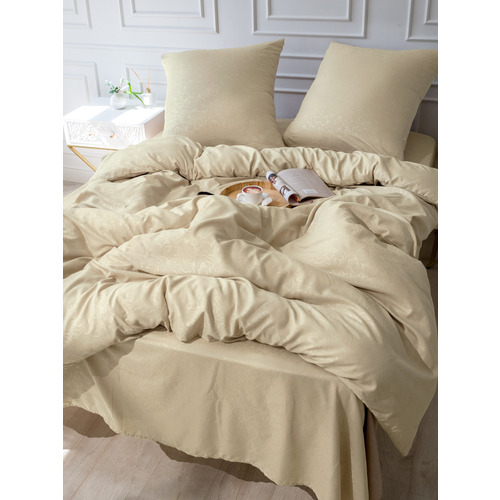 Постельное жаккард 14-1210 2-х сп с евро простыней с наволочками 70/70 фото 17