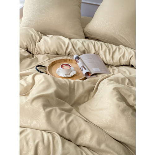 Постельное жаккард 14-1210 2-х сп с евро простыней с наволочками 70/70 фото 2