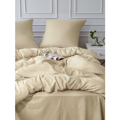 Постельное жаккард 14-1210 2-х сп с евро простыней с наволочками 70/70 фото 3