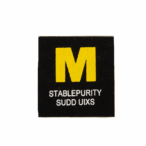 Нашивка M STABLEPURITY SUDD UIXS 4.5*4.5 см цвет черный / желтый фото 1