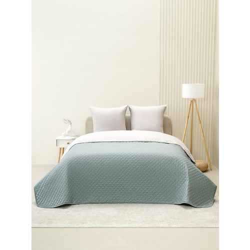 Покрывало VT жаккард 14-0000+17-4402 240/210 фото 1