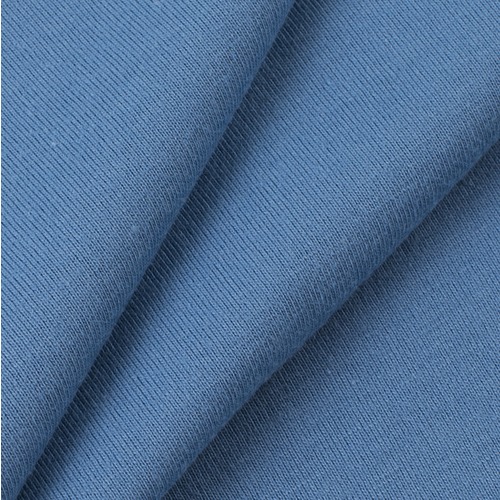 Ткань на отрез кулирка В-5590 Optik цвет синий фото 1
