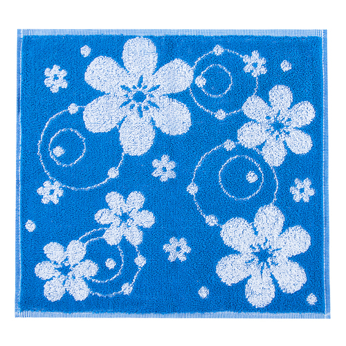 Салфетка махровая 2861 Свидание 30/30 см цвет синий фото 1