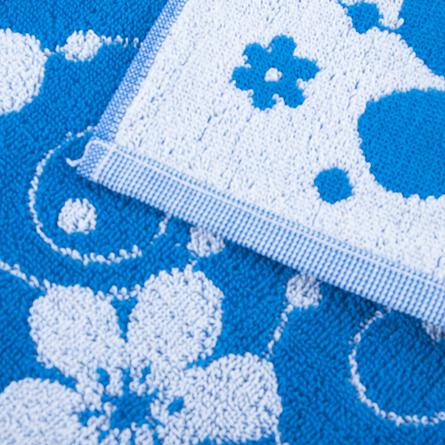 Салфетка махровая 2861 Свидание 30/30 см цвет синий фото 2