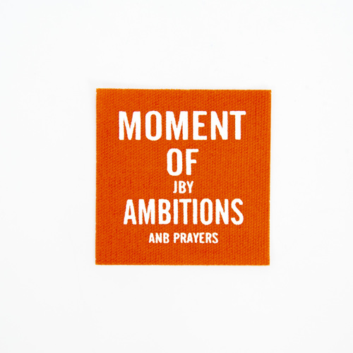 Нашивка Moment of ambitions 4,5*4,5 см цвет оранжевый фото 1