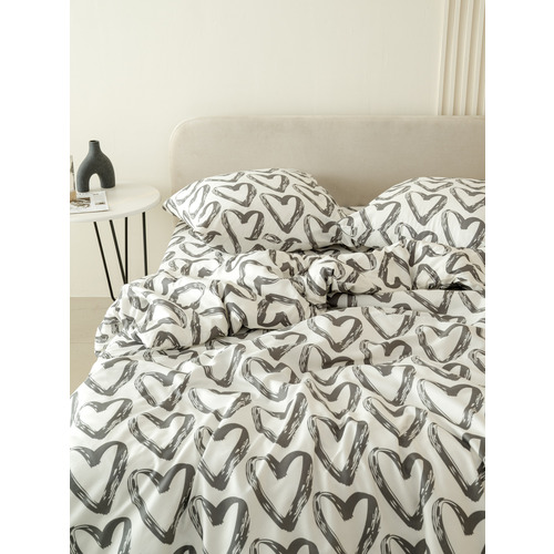 Постельное белье VT из полисатина ДА-571 2-х сп с евро простыней с наволочками 70/70 фото 7