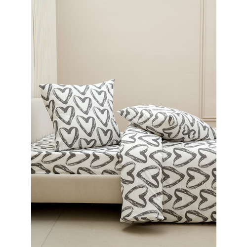 Постельное белье VT из полисатина ДА-571 2-х сп с евро простыней с наволочками 70/70 фото 6