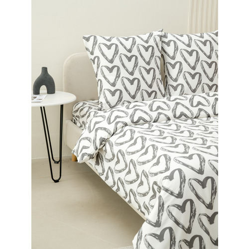 Постельное белье VT из полисатина ДА-571 2-х сп с евро простыней с наволочками 70/70 фото 3