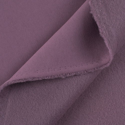 Маломеры футер 3-х нитка компакт пенье начес цвет темно-лиловый 0.45 м фото 1