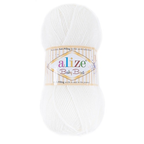Пряжа для вязания Ализе BabyBest (90%акрил, 10%бамбук) 100гр цвет 450 фото 1