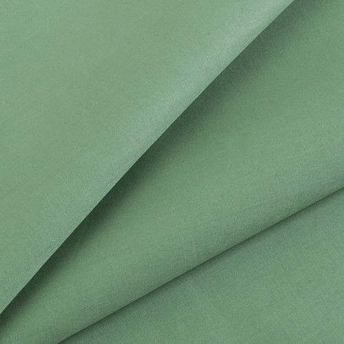 Маломеры сатин гладкокрашеный 250 см 15-6316 цвет спокойный зеленый 6.7 м фото 1