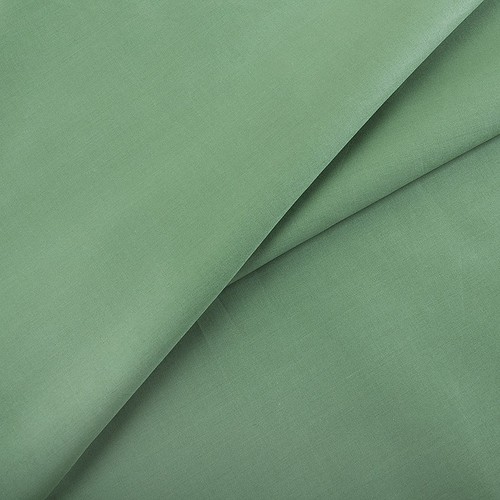 Маломеры сатин гладкокрашеный 250 см 15-6316 цвет спокойный зеленый 6.7 м фото 3
