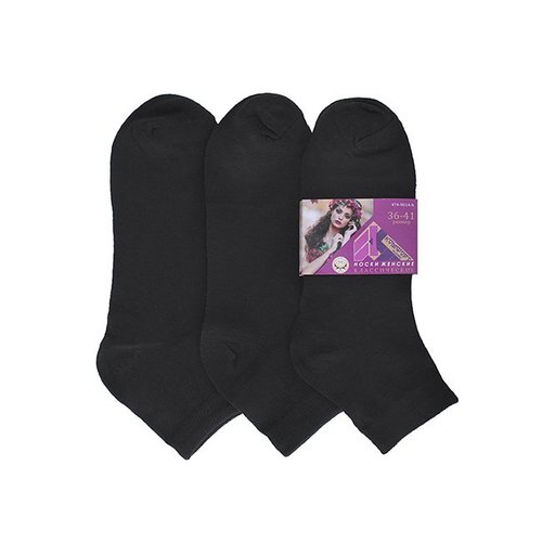 Женские носки Комфорт плюс 474-9014-h черные размер 36-41 фото 1