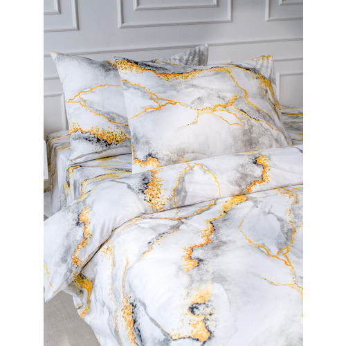 Постельное белье 12138-07b 2-х сп с евро простыней с наволочками 50/70 фото 16