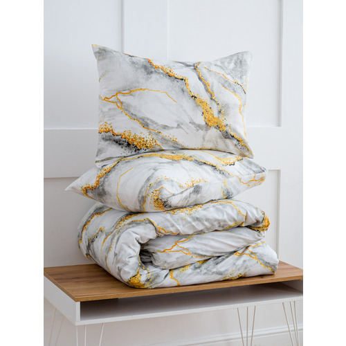 Постельное белье 12138-07b 2-х сп с евро простыней с наволочками 50/70 фото 14