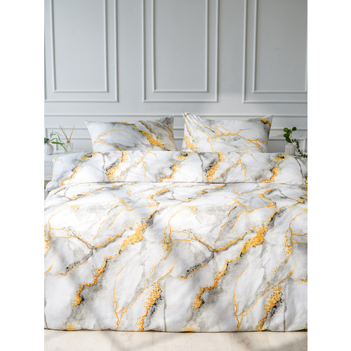 Постельное белье 12138-07b 2-х сп с евро простыней с наволочками 50/70 фото 15