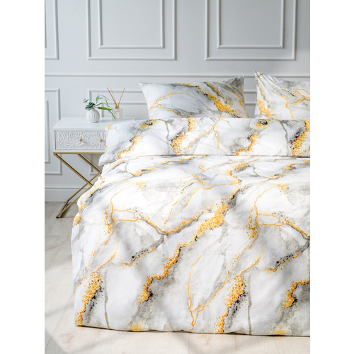 Постельное белье 12138-07b 2-х сп с евро простыней с наволочками 50/70 фото 11