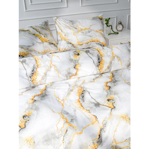 Постельное белье 12138-07b 2-х сп с евро простыней с наволочками 50/70 фото 12