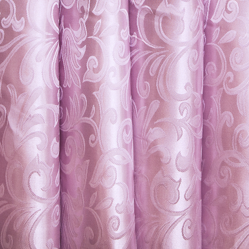 Мерный лоскут портьерная ткань 150 см 21 цвет розовый ветка-лист фото 1