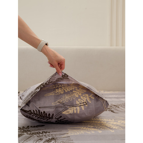 Постельное белье 4150 2-х сп с евро простыней с наволочками 50/70 фото 17