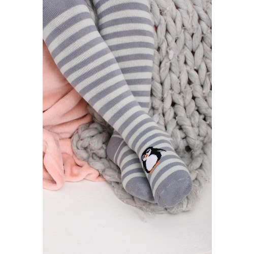 Колготки Пингвин детские плюш 5616 цвет серый р 104-110 фото 1