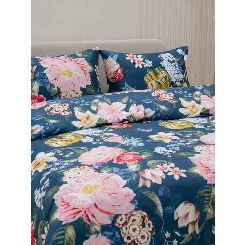 Постельное белье VT из полисатина R4061 2-х сп с евро простыней с наволочками 50/70 фото 7