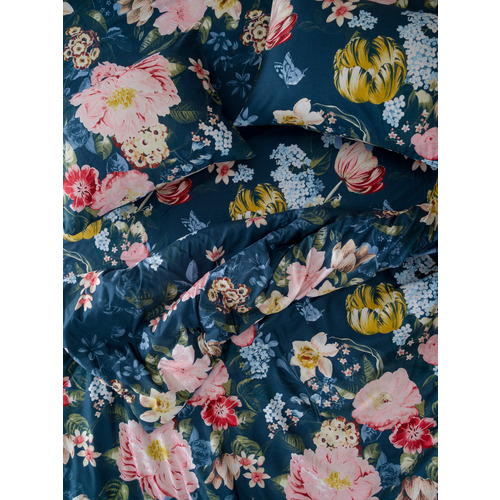 Постельное белье VT из полисатина R4061 2-х сп с евро простыней с наволочками 50/70 фото 5