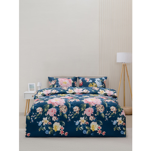 Постельное белье VT из полисатина R4061 2-х сп с евро простыней с наволочками 50/70 фото 1