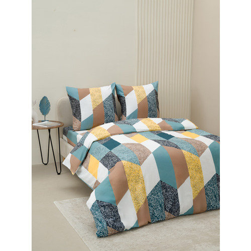 Постельное белье VT из полисатина 4102 2-х сп с евро простыней с наволочками 70х70 фото 8