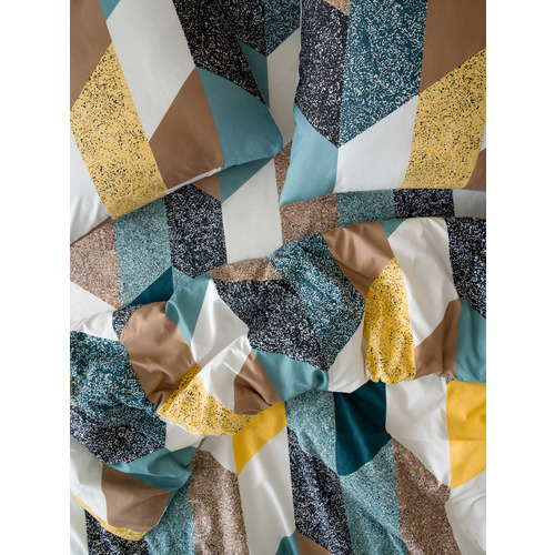 Постельное белье VT из полисатина 4102 2-х сп с евро простыней с наволочками 70х70 фото 5