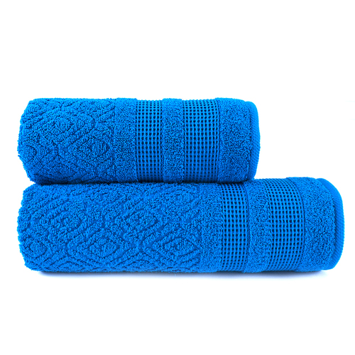 Полотенце велюровое Rombo 50/90 см цвет синий фото 1