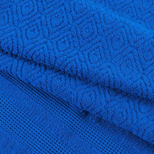 Полотенце велюровое Rombo 50/90 см цвет синий фото 2