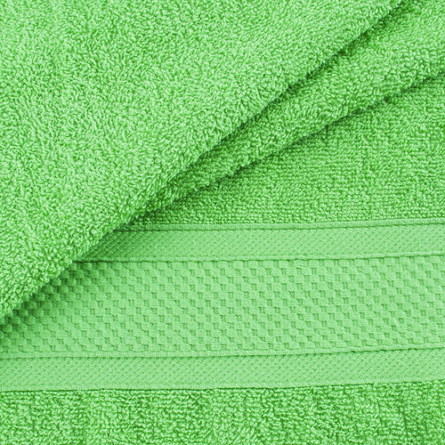 Полотенце велюровое Эконом 50/90 см цвет салатовый фото 2