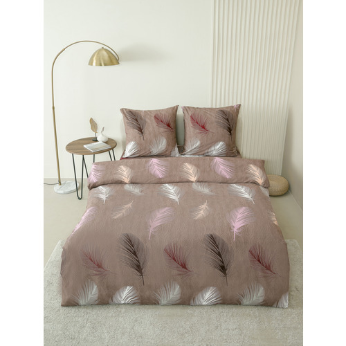 Постельное белье VT из полисатина 4236 2-х сп с евро простыней фото 6