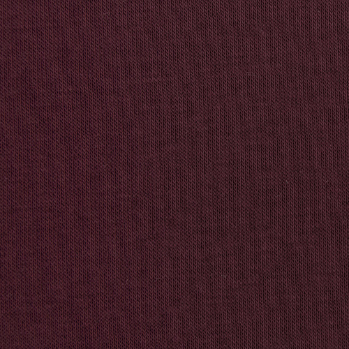 Ткань на отрез футер 3-х нитка компакт пенье начес цвет темно-бордовый фото 2