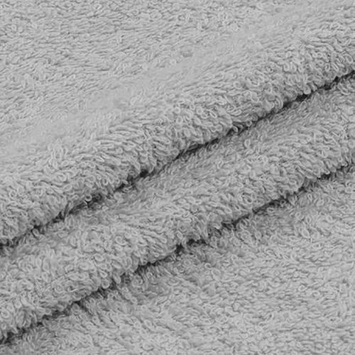 Ткань на отрез махровое полотно 150 см 350 гр/м2 цвет серый фото 1