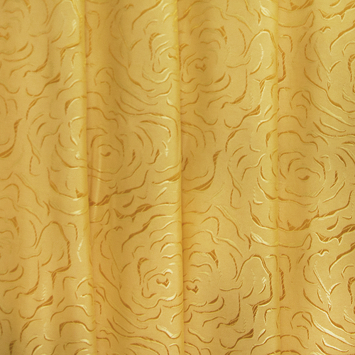 Мерный лоскут портьерная ткань 150 см Роза цвет золото 5.9 м фото 1