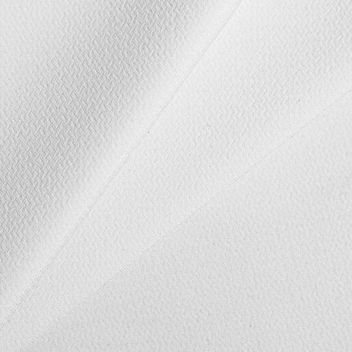 Ткань на отрез креп-костюмный цвет белый фото 1