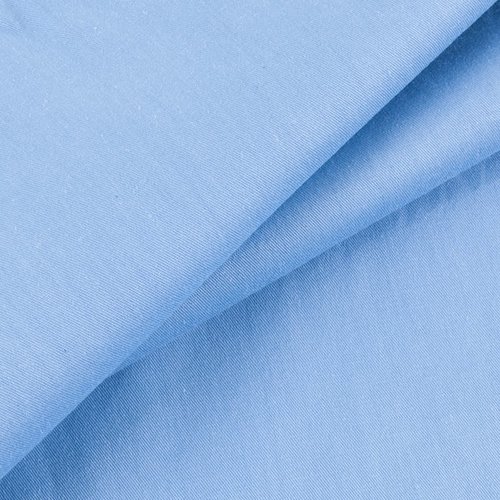Простынь на резинке сатин цвет голубая лагуна 140/200/20 см фото 3