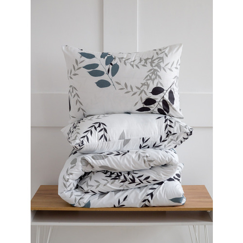 Постельное белье VT из полисатина 4819 2-х сп с евро простыней с наволочками 50/70 фото 2