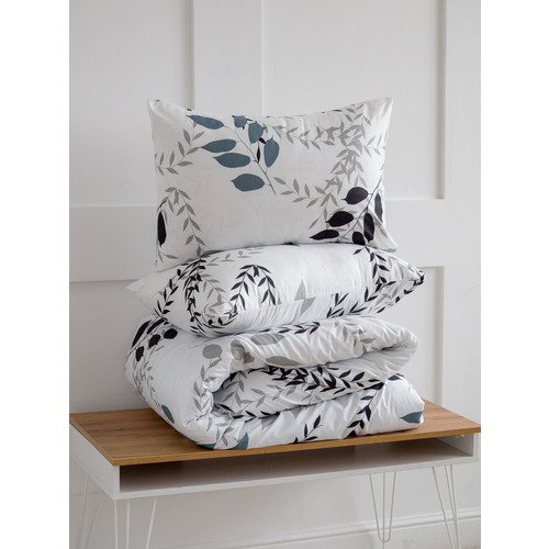 Постельное белье VT из полисатина 4819 2-х сп с евро простыней с наволочками 50/70 фото 5