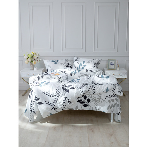 Постельное белье VT из полисатина 4819 2-х сп с евро простыней с наволочками 50/70 фото 16