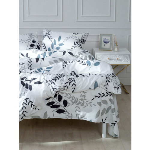 Постельное белье VT из полисатина 4819 2-х сп с евро простыней с наволочками 50/70 фото 14