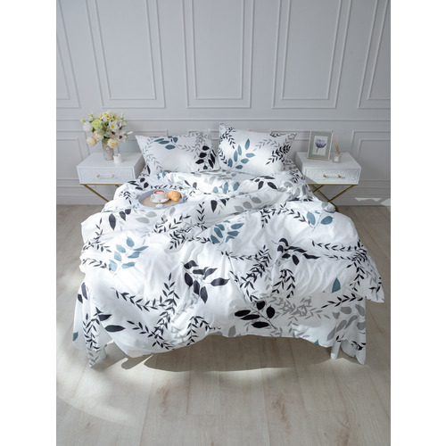 Постельное белье VT из полисатина 4819 2-х сп с евро простыней с наволочками 50/70 фото 10